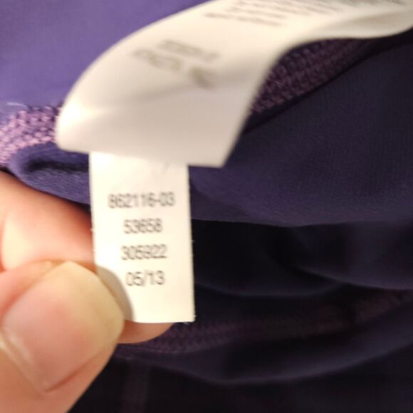 Athleta Womens Small Purple Contender 2 in 1 Skirt Leggings Cropped Skort - Picture 6 of 9